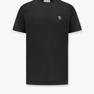 Stone Island Men Stone Island Black T-Shirts