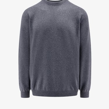 Loro Piana Man Arona Man Blue Knitwear