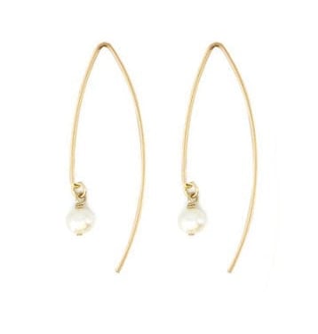 Selah Vie NYC | Pearl Marquise Earrings