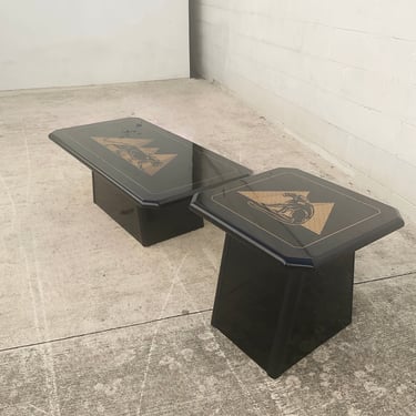 Panther Coffee Table and Panther Side Table