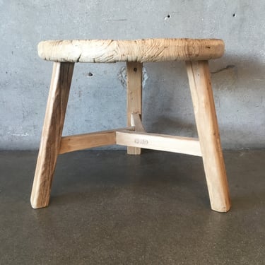Solid Elm Side Table