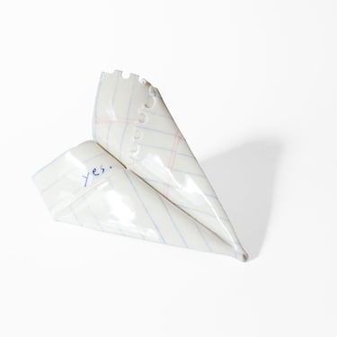 Nerikomi Notepad Paper Plane Sculpture