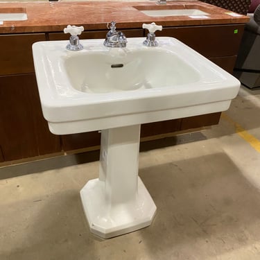 Vintage Standard Brand Pedestal Sink