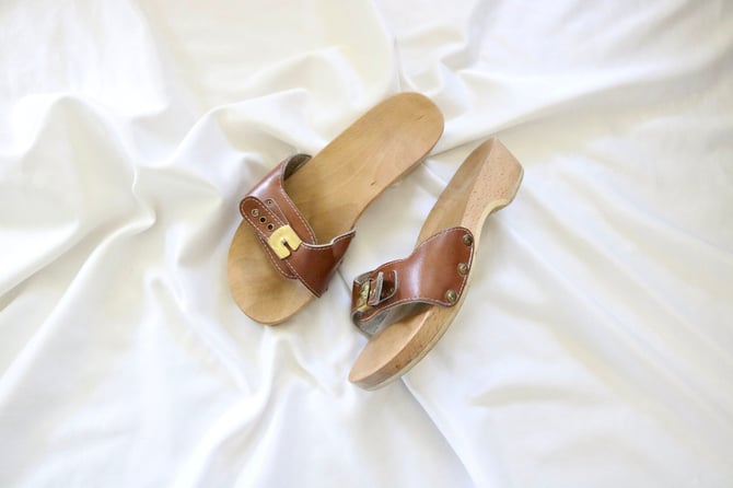 Dr scholl's clogs 70s deals