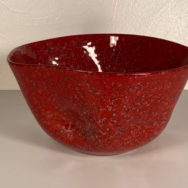 Alvino Bagni Pottery Pinched Bowl 