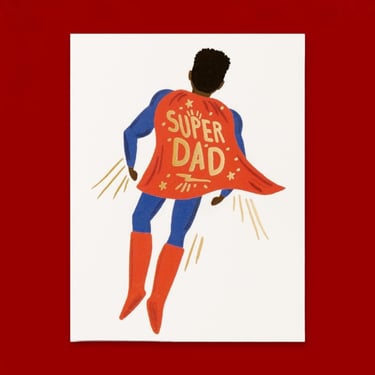 Soaring Super Dad Greeting Card