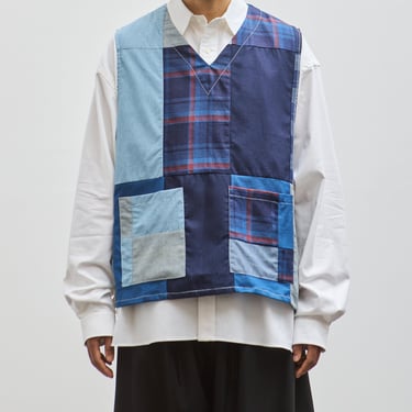 Sillage Apron Vest, Indigo