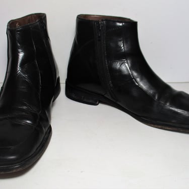 Vintage 1980\'s Leather Stacie Adams Ankle Boot Men\'s Ankle Boots | Stacy Adams, 13E Men, Genuine Leather | Mezcal  main image 3