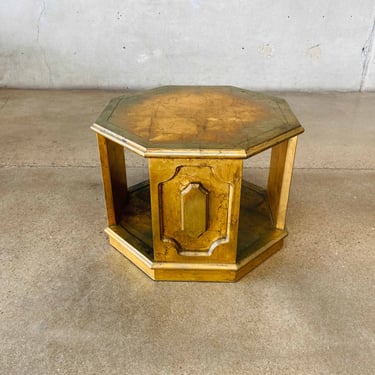 Hollywood Regency Octagon Side Table