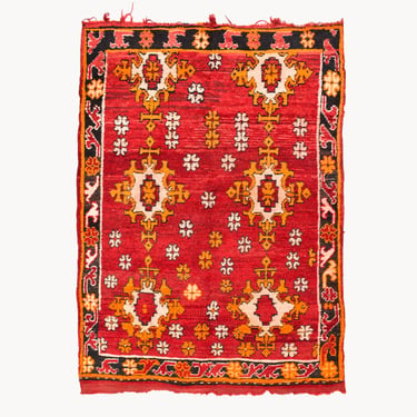 Rokaia Hand-Knotted Moroccan Wool Rug | 3'11" x 5'9"