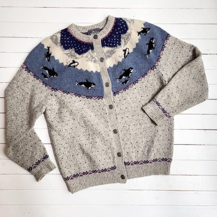 cute cottagecore sweater | 80s 90s vintage Woolrich Fair