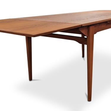 Teak Dining Table with 2 Hidden Leaves - 122305
