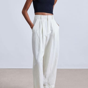 Bari Crop Trouser Cream