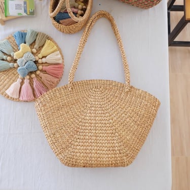 Seashell Woven Bag - Lining and Zipper