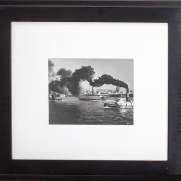 Andreas Feininger "NY Hudson River Ferries" Print