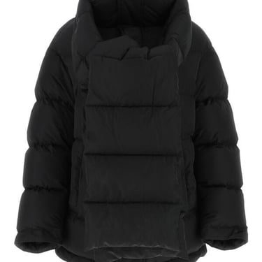 Balenciaga Women Black Polyester Blend Padded Jacket