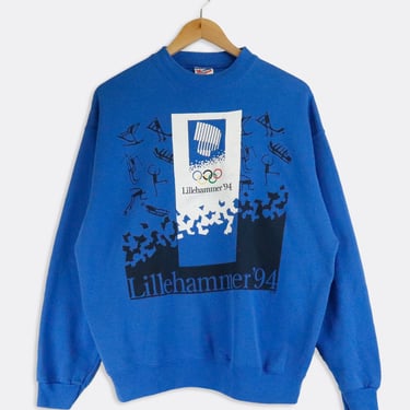 Vintage 1994 Lillehammer Olympics Sweatshirt Sz XL