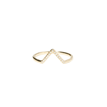 Micropave Triangle Ring — Commitment, Curated