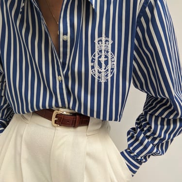 Ralph Lauren Ocean Striped Cotton Shirt