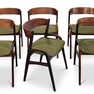 6 Rosewood Dining Chairs - 072339