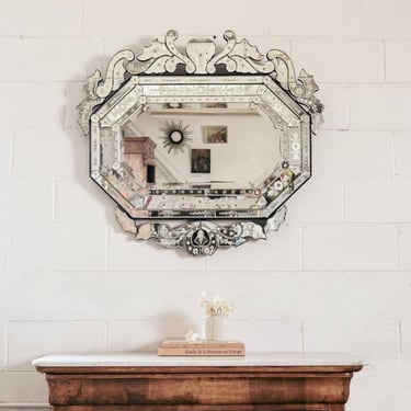 1970s venetian mirror