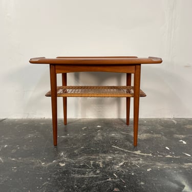 Poul Jensen Teak End Table for Selig, Denmark