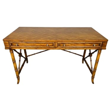 Vintage WEIMAN Faux Bamboo Desk 