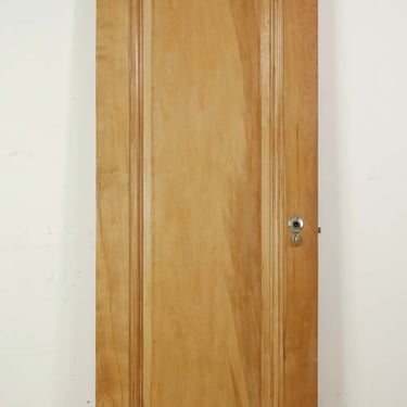 Vintage 1 Panel Wood Privacy Door 81.375 x 27.875