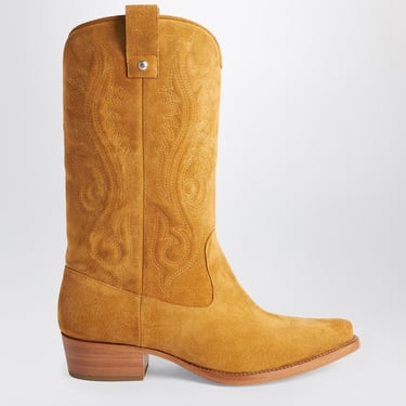 1989 Studio Brown Cowboy Boots Men