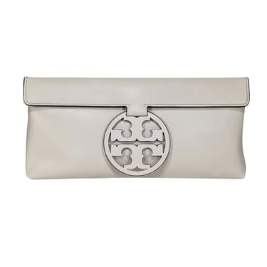 Tory Burch - Ivory Leather "Miller" Clutch"