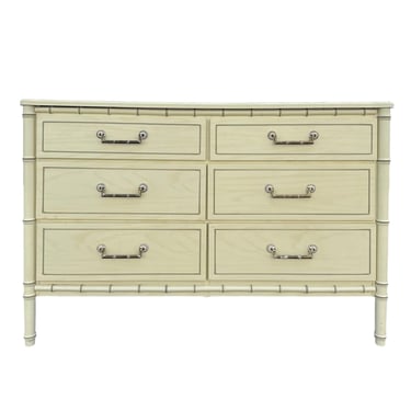 Faux Bamboo Dresser with 6 Drawers 50