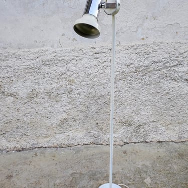 Vintage Floor Lamp /Retro Floor Lamp / 70's/ Spotlight Floor Lamp /White Study Lamp / Retro Light/ Vintage Lightning/ Yugoslavia 