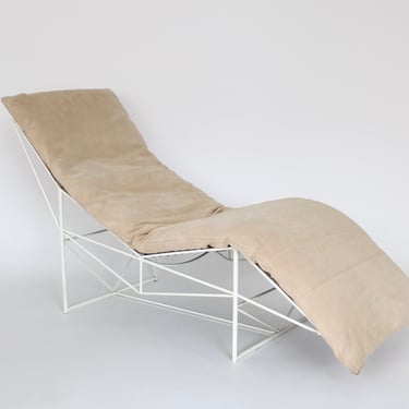 Italian Mid-Century Chaise Lounge by Paolo Passerini for Uvet Dimensione, 1980s