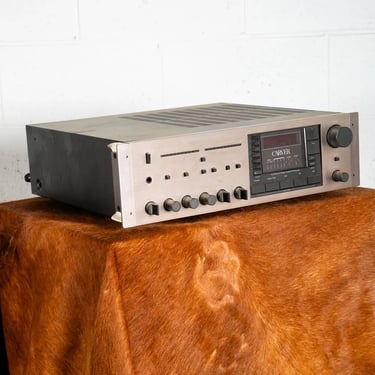 Vintage Carver Magnetic Field Power Amplifier Silver Face Rackmount MXR130
