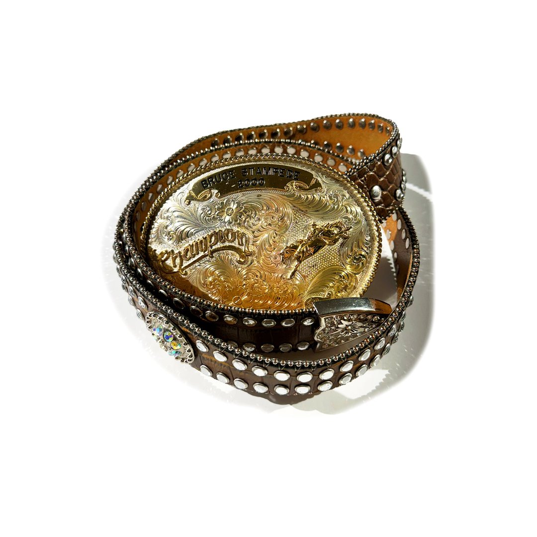 Vintage stars classic western belt