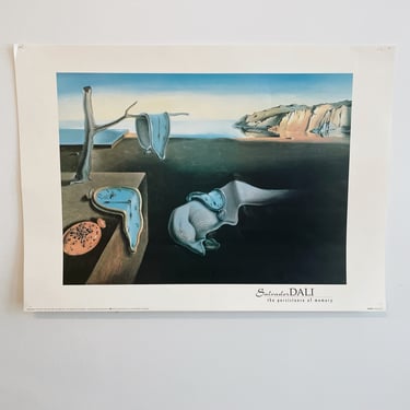 The Persistence of Memory, Salvador Dali 1992 USA Litho Poster