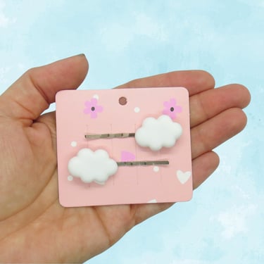 Cloud Hair Clip Set Cute Kawaii Clouds Bobby Pin Clips 