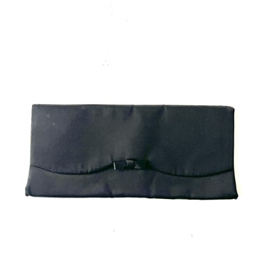 50s Black Clutch Purse by Strawbridge & Clothier 