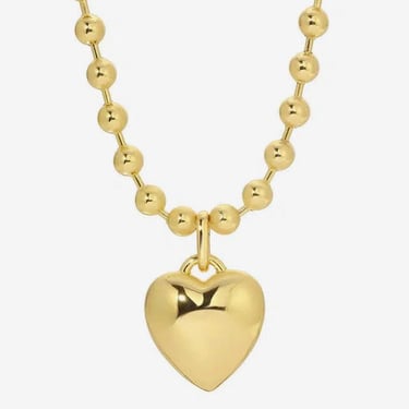 Leeada - That's So Goode Heart Necklace - Gold