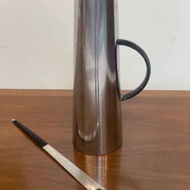 Gabis Stainless Steel Martini Pitcher with Muddler by Nils Nisbel | Made in Sweden | Vintage 