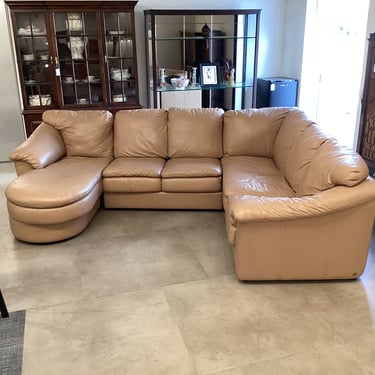 American Leather Sectional
