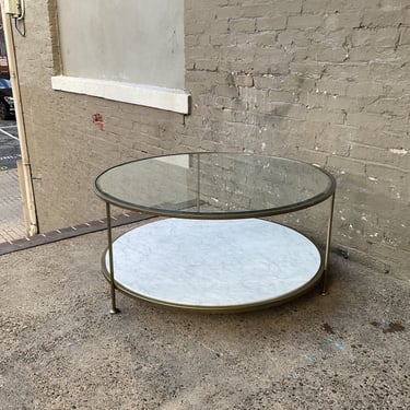 Marble & Glass Cocktail Table