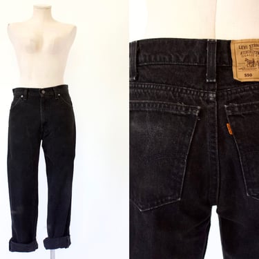 Vintage Levis 550 Orange Tab Jeans Made in USA - 30