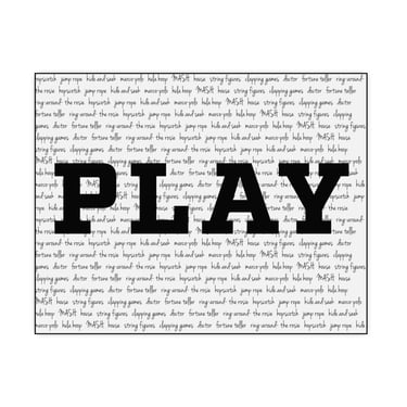 PLAY Wall Art Print 