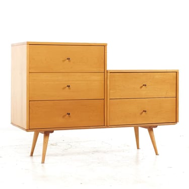 Paul McCobb for Planner Group Mid Century Bench and Chest of Drawers - mcm 