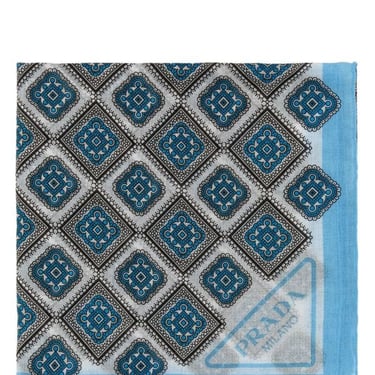 PRADA WOMAN Printed Cotton Foulard