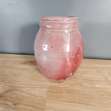 Studio Pottery Vase Signed 