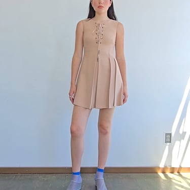 Miu Miu Peach Rose Minidress