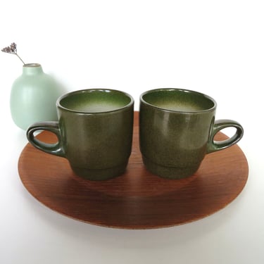 Single Heath Ceramics Mug In Sea and Sand, Vintage Edith Heath Ceramics, Rim Line Stacking Coffee Cup - Multiples Available 