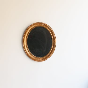 Oval Gilded Mirror